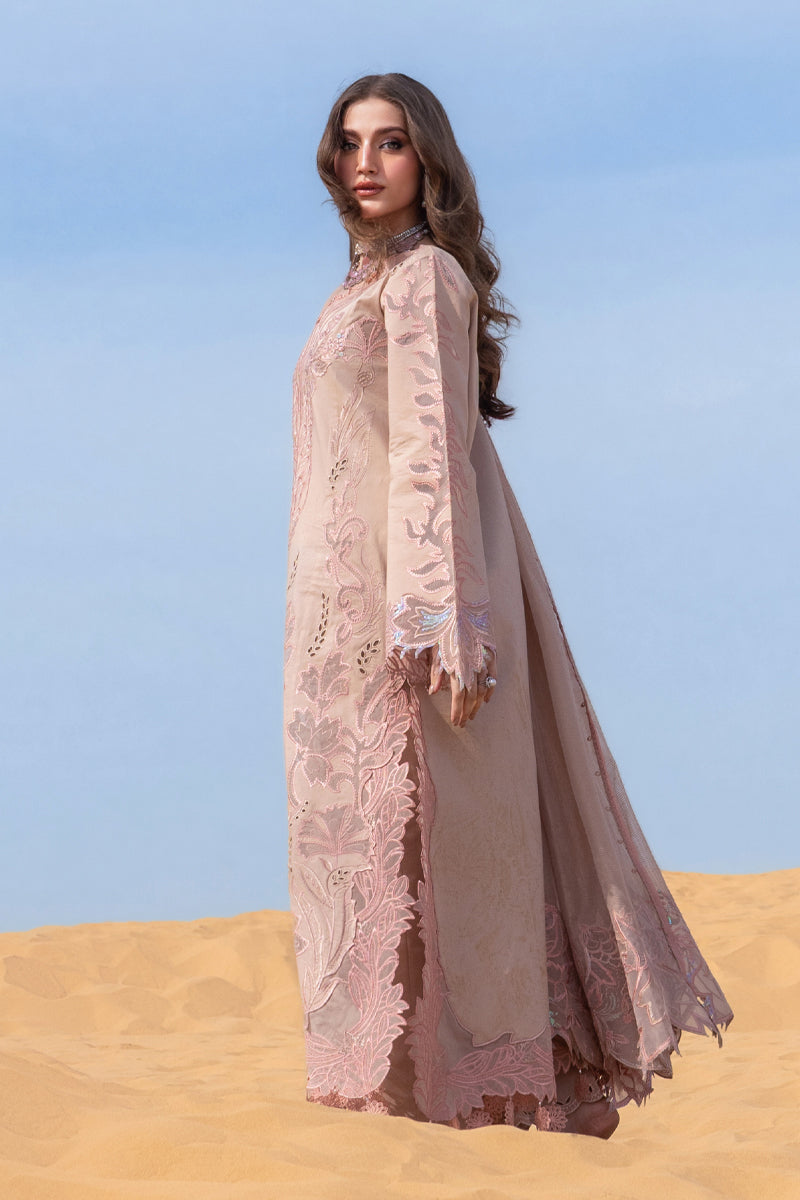 Rang Rasiya Peach Luxury Lawn Collection Replica - Image 3