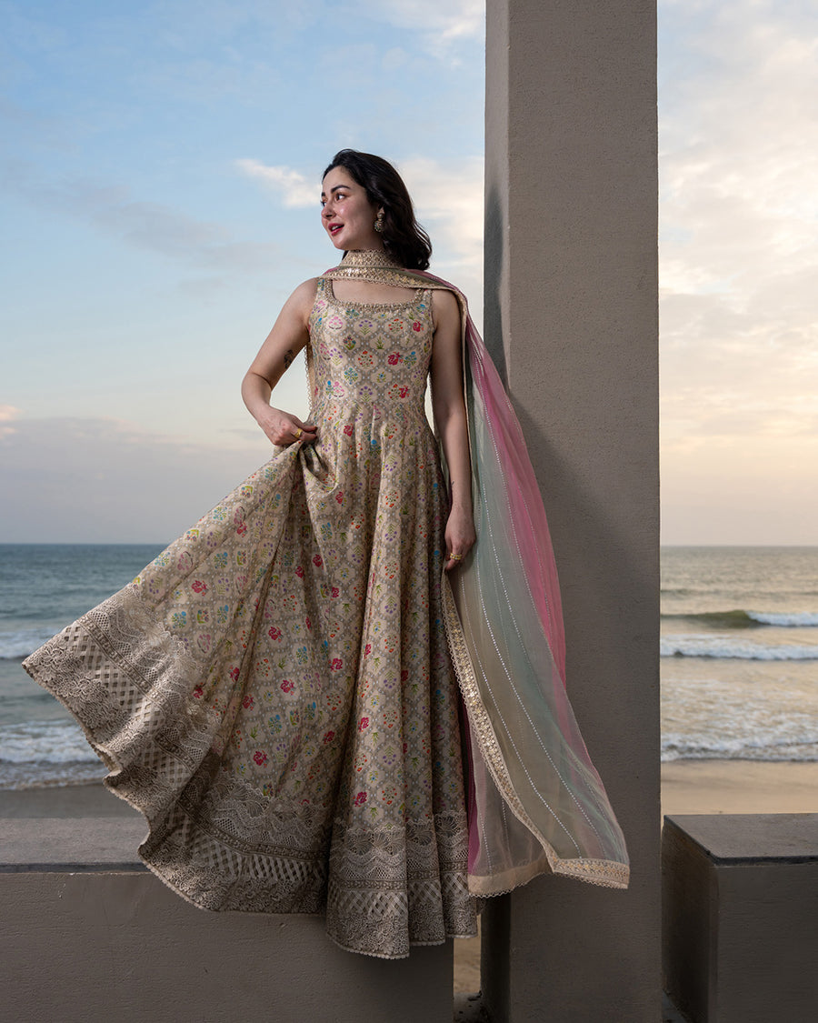 Alternative view of Faiza Saqlain Skin Luxury Printed Lawn Collection Replica