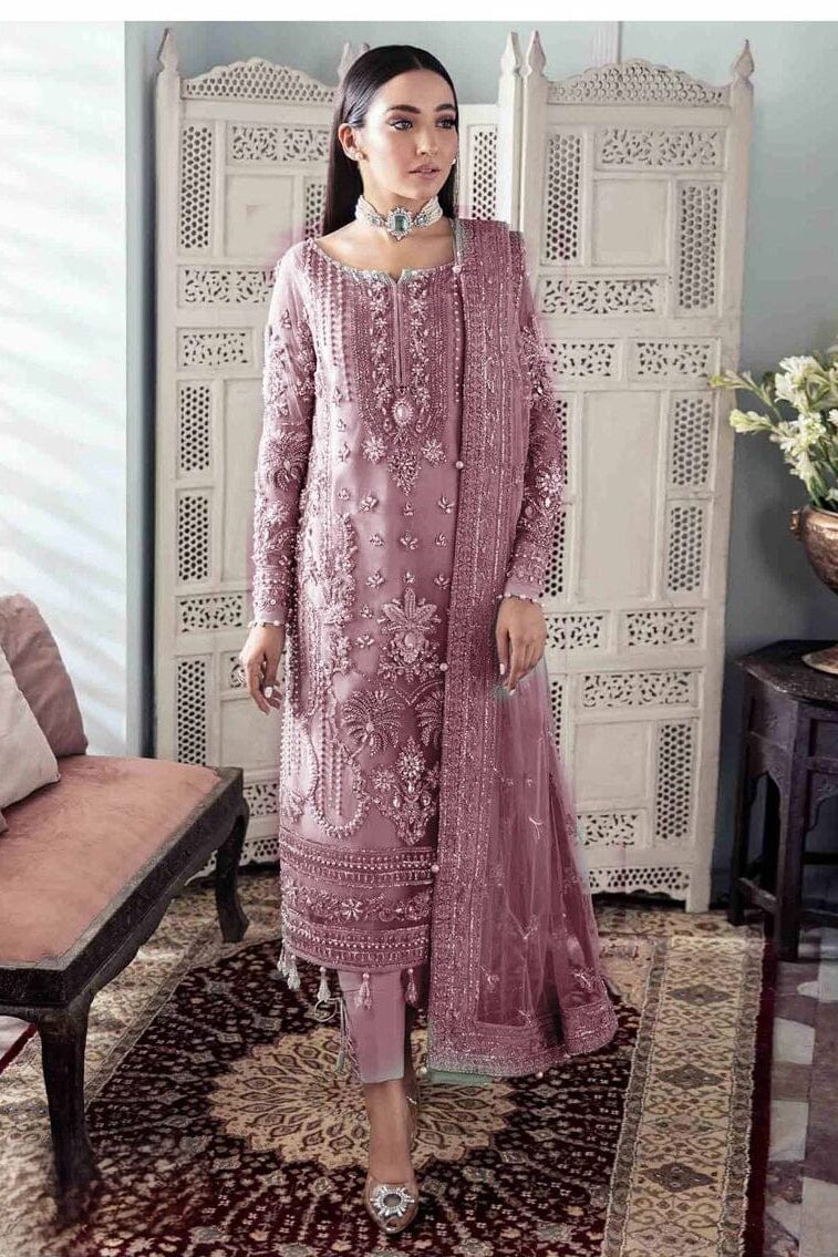 Gulaal Purple Formal Collection Net Replica