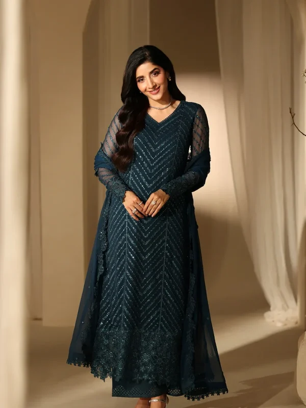 Azure Green Luxury Chiffon Collection Replica