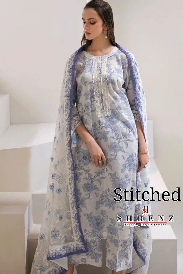 Shrenz 3 Piece Stitched Lawn Pret Collection