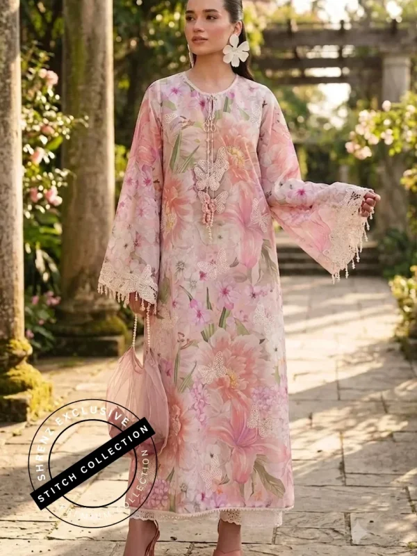 Shrenz 3 Piece Stitched Swiss Lawn Pret Collection
