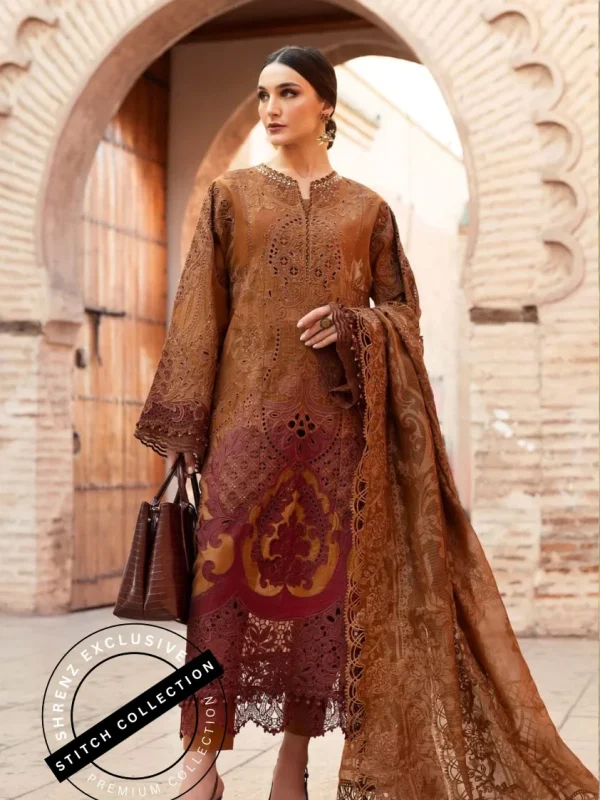 Shrenz 3 Piece Stitched Lawn Pret Collection