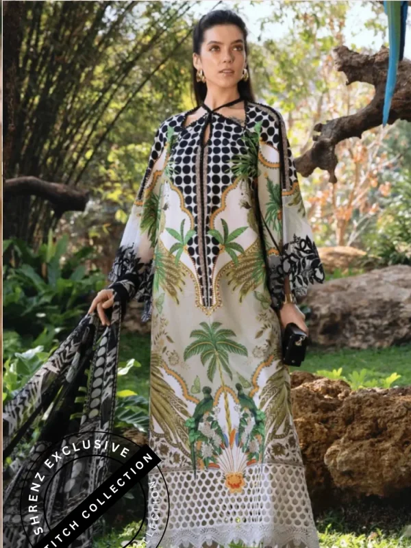 Shrenz 3 Piece Stitched Lawn Pret Collection