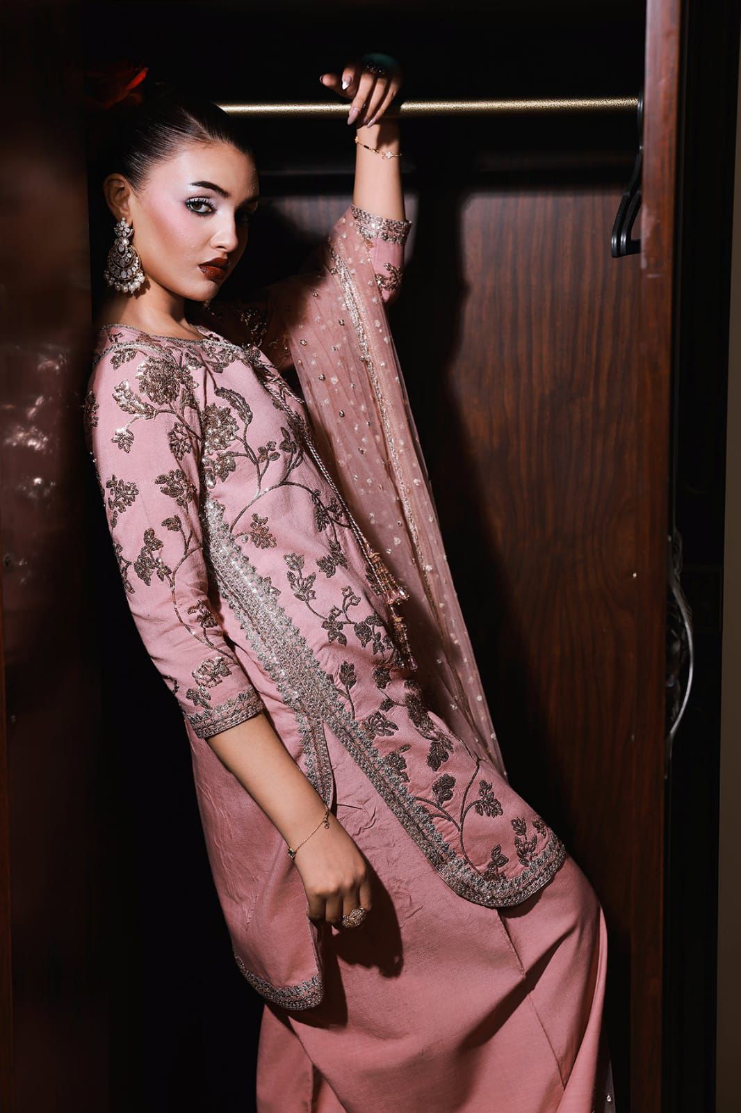 Alternative view of Charizma Pink Luxury Chiffon Collection Replica
