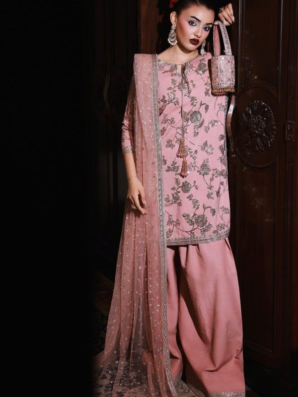 Charizma Pink Luxury Chiffon Collection Replica