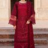Parishay Red Luxury Lawn Collection Replica