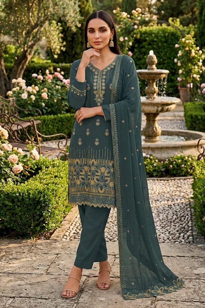 Maria B Seagreen Printed Lawn Collection Replica