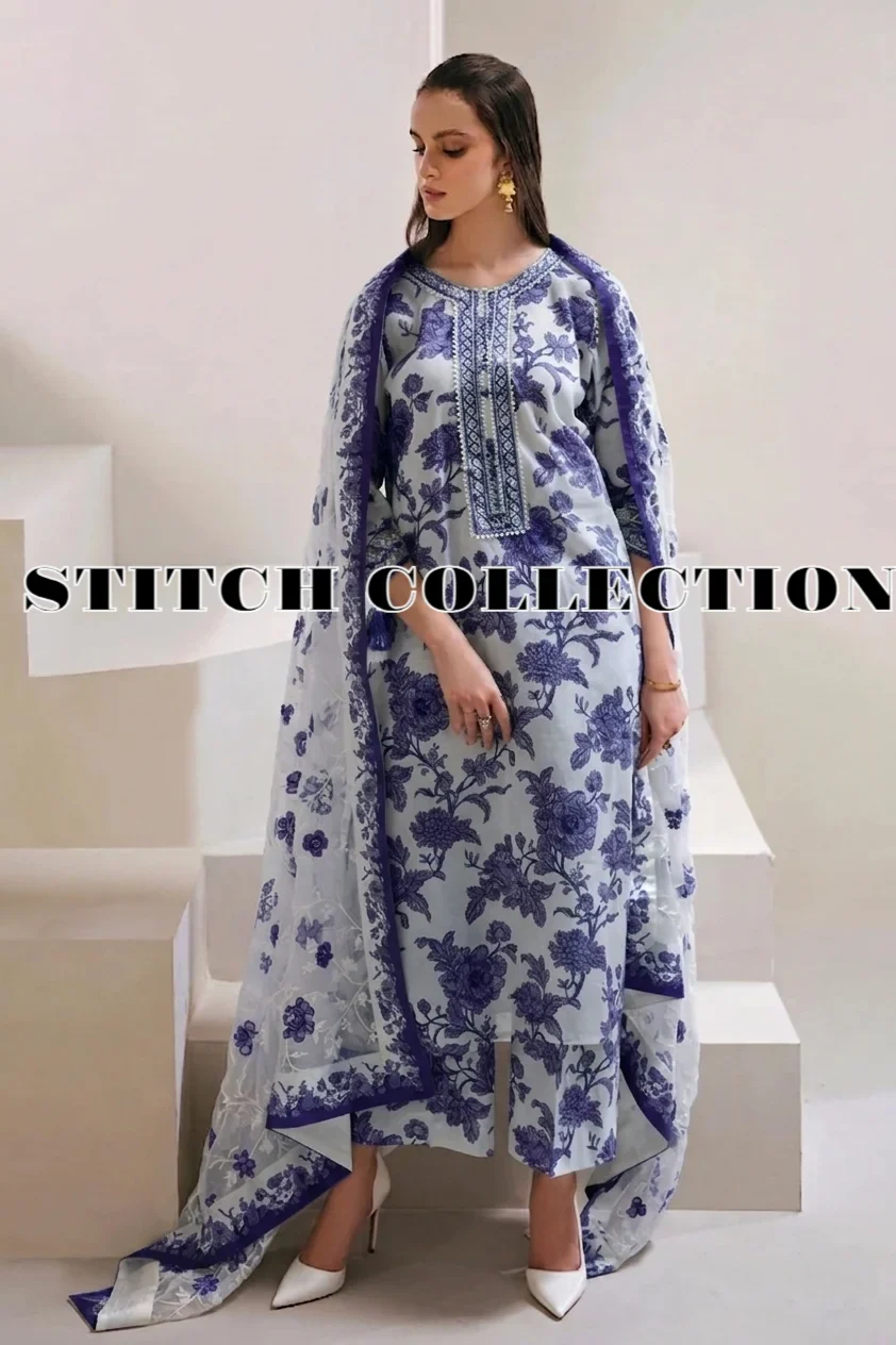 Shrenz 3 Piece Stitched Lawn Pret Collection