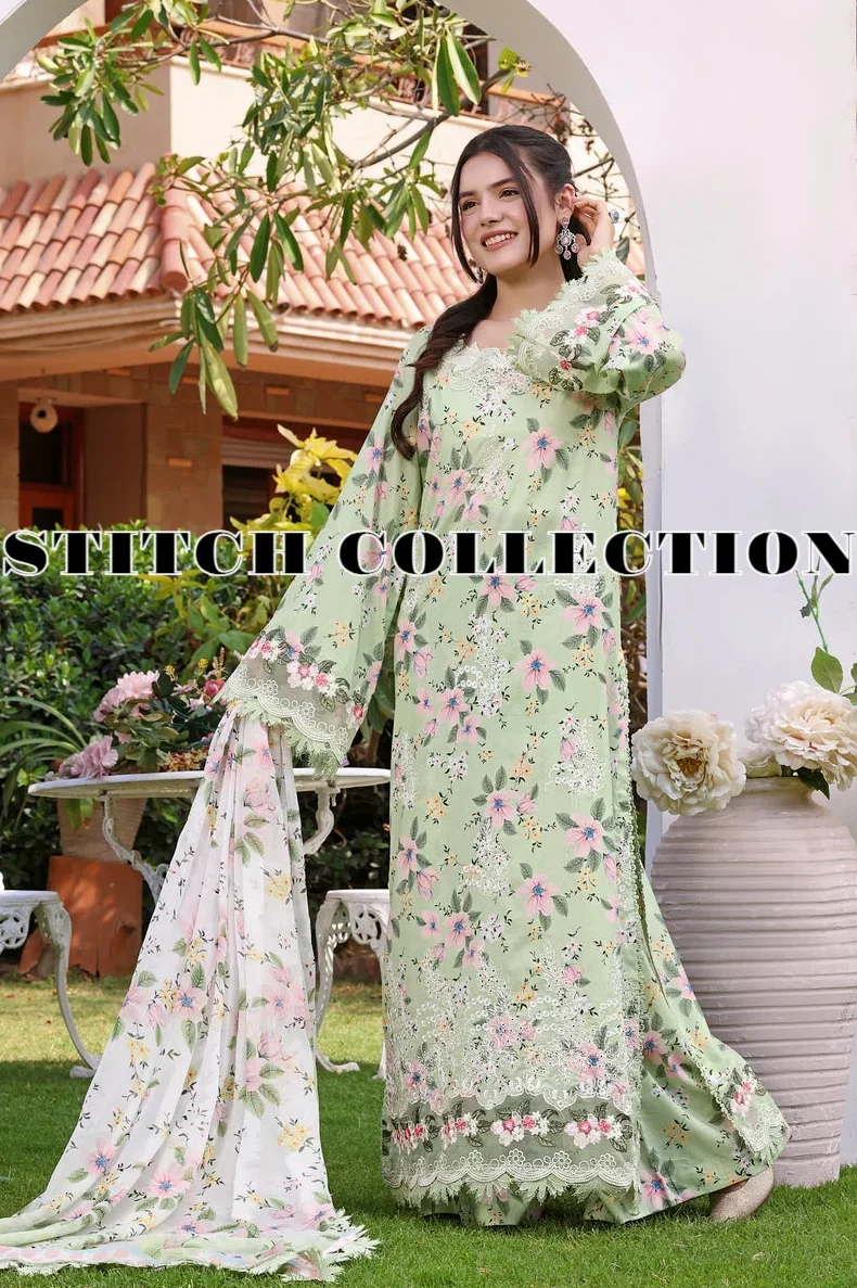 Shrenz 3 Piece Stitched Lawn Pret Collection