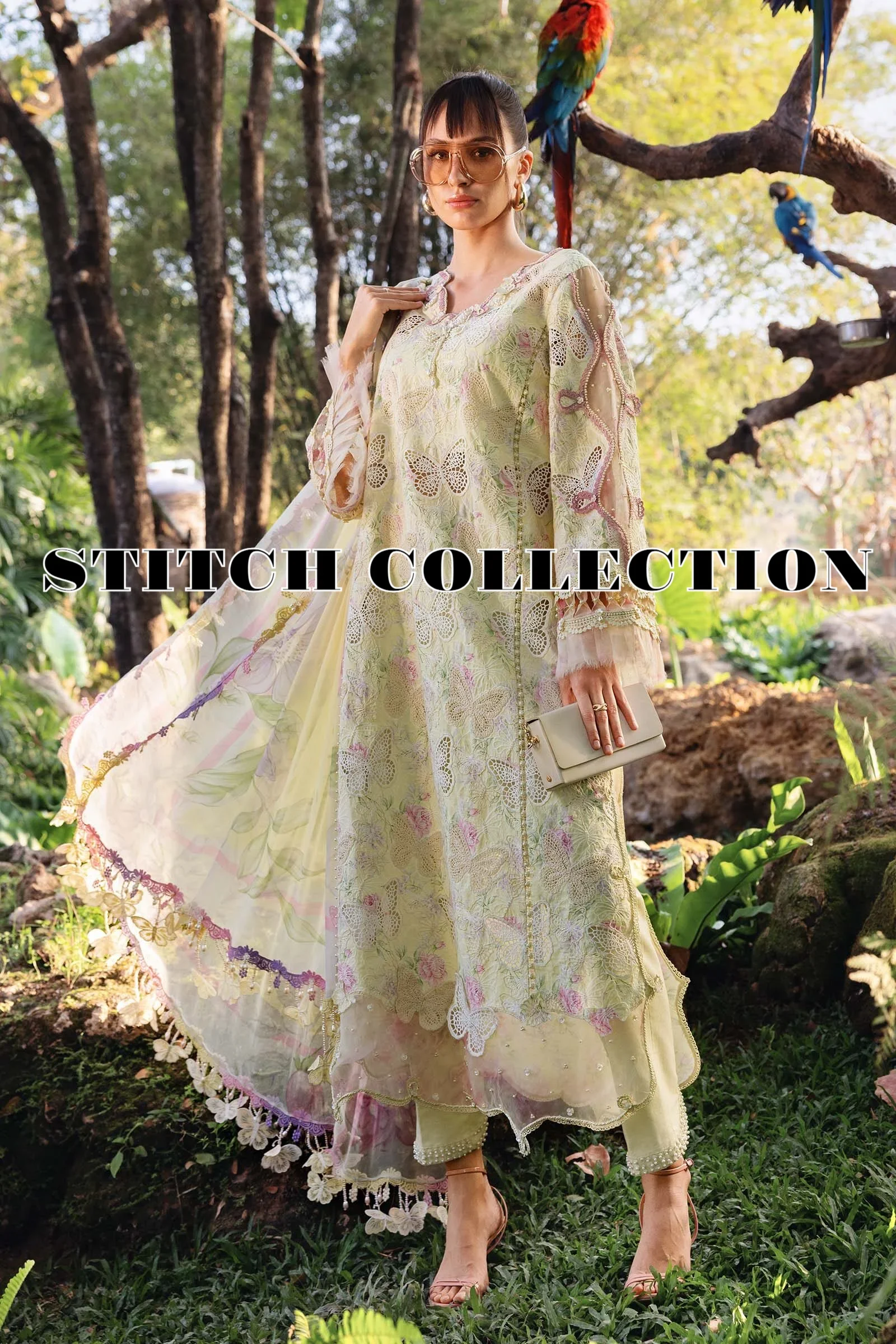 Shrenz 3 Piece Stitched Swiss Lawn Pret Collection