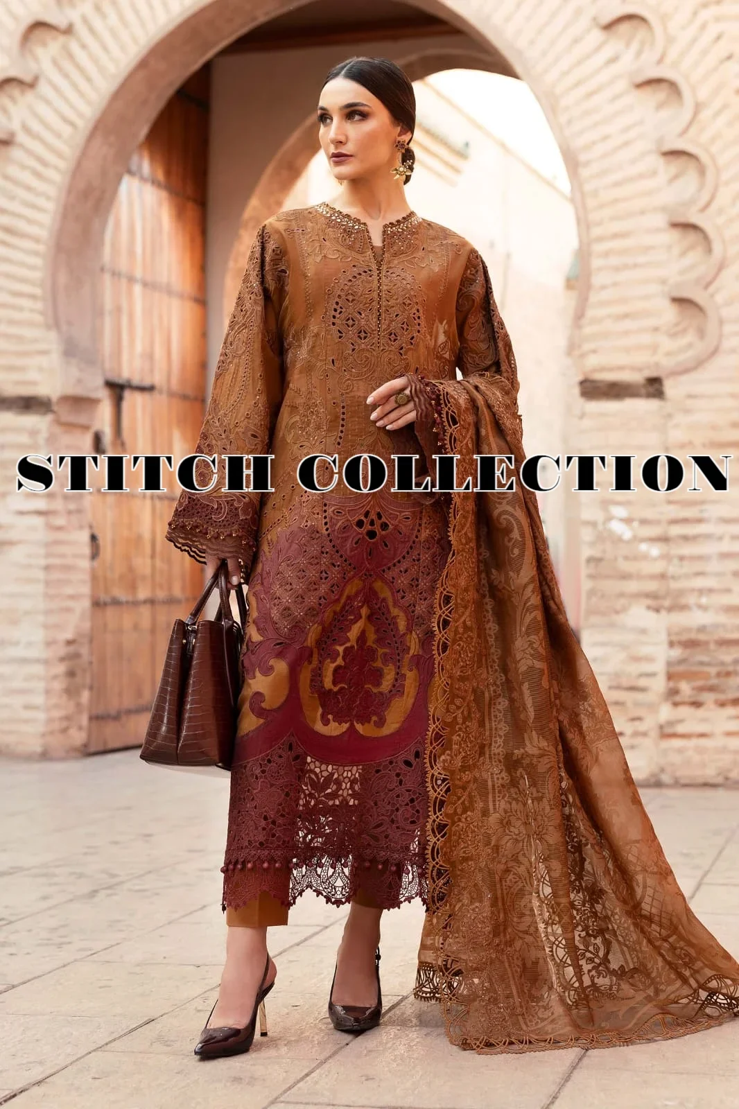 Shrenz 3 Piece Stitched Lawn Pret Collection