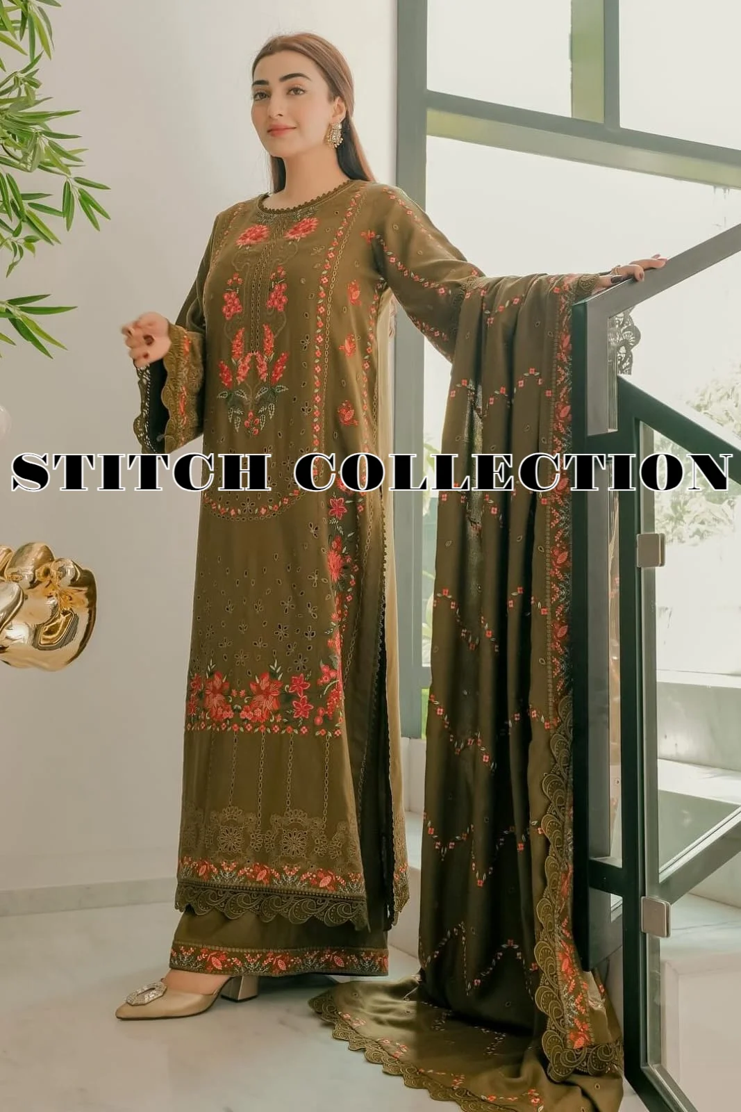 Shrenz 3 Piece Stitched Lawn Pret Collection