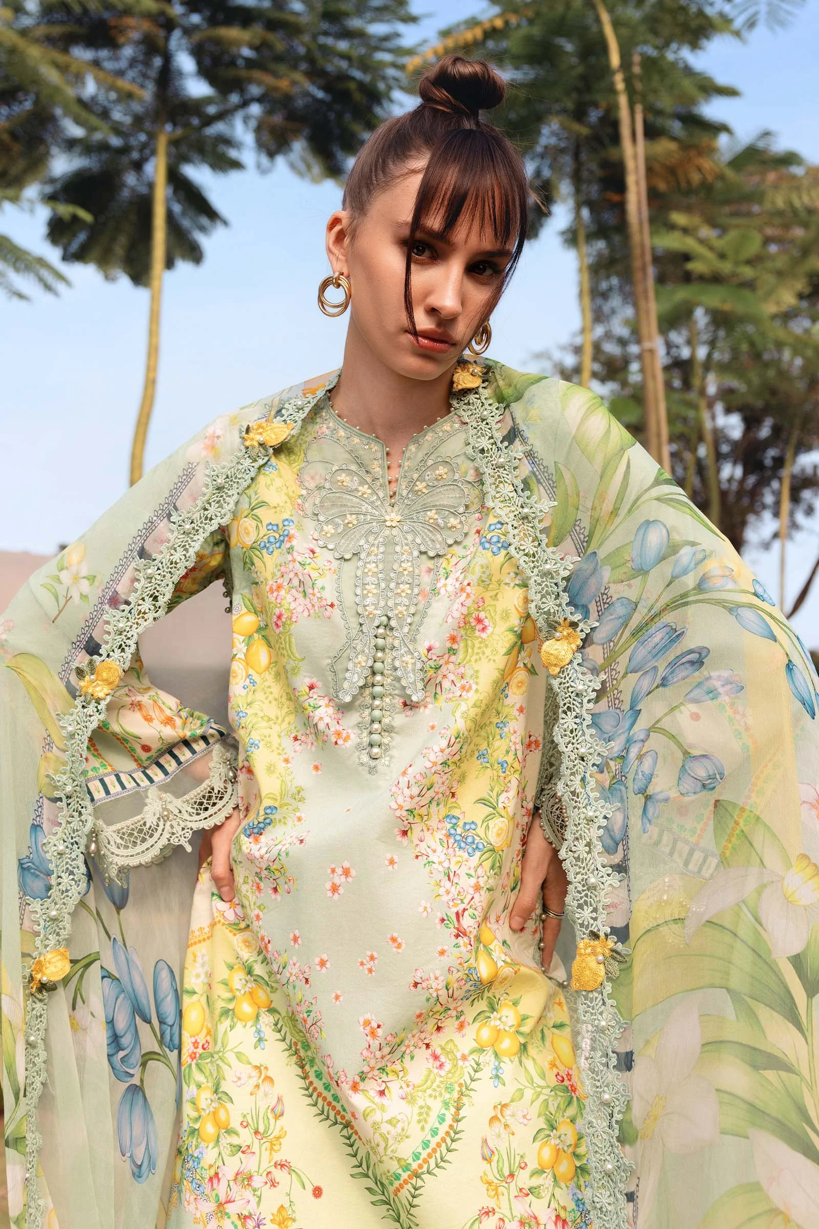 Alternative view of Maria B Luxury Printed Lawn Collection Replica