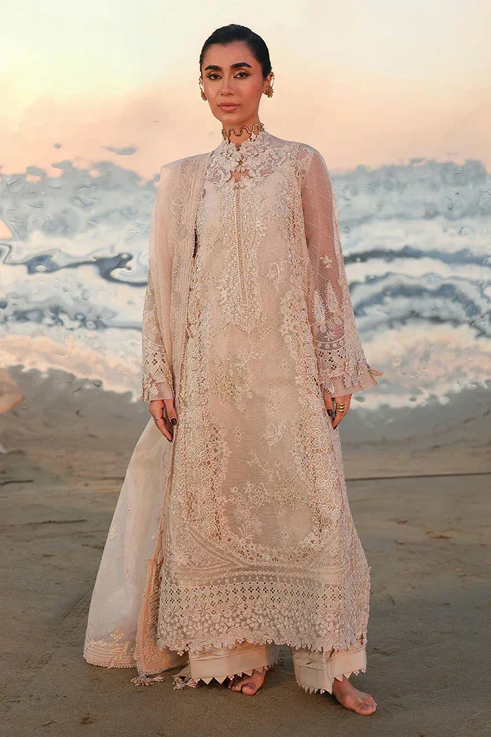 Qalamkar Skin Soft Khadi Net Collection Replica