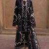 Crimson Black Luxury Lawn Collection Replica