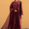 Mahnur Maroon Luxury Lawn Collection Replica