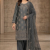 Baroque Grey Luxury Lawn Collection Replica