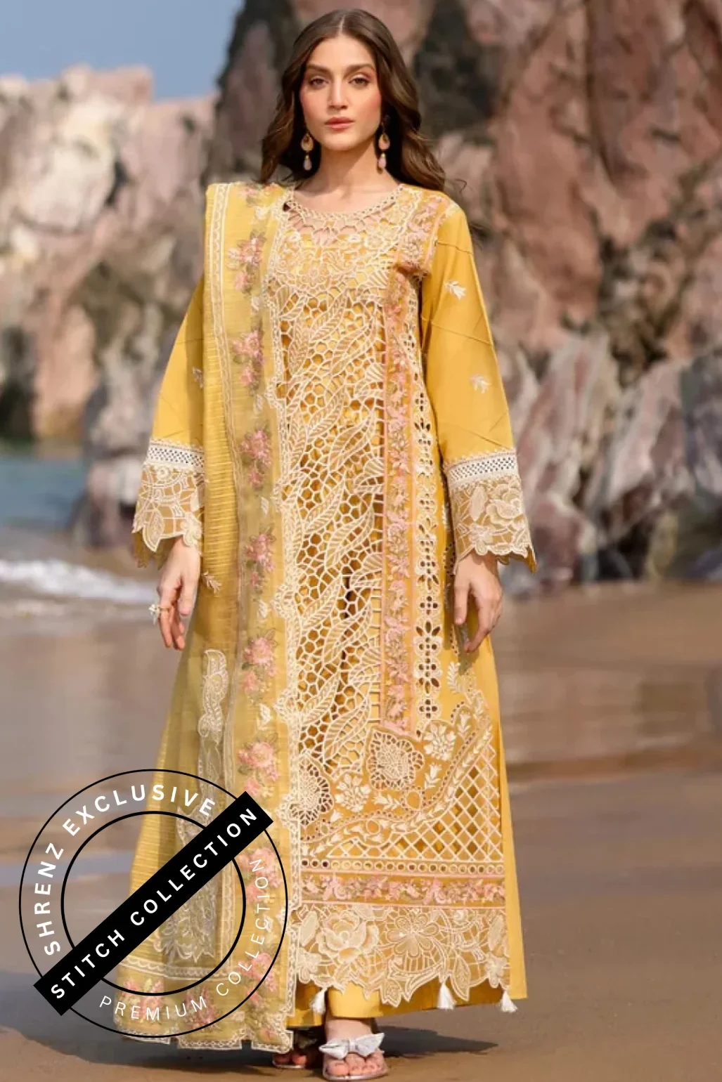 Shrenz 3 Piece Stitched Lawn Pret Collection
