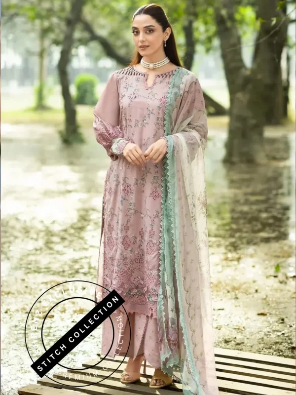Shrenz 3 Piece Stitched Lawn Pret Collection