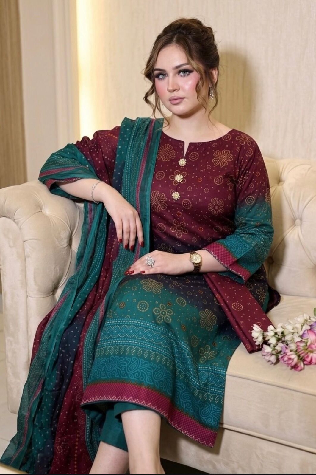 Maria B Multi Printed Lawn Collection Replica