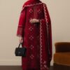 Zara By Shahjahan Red Luxury Lawn Collection Replica