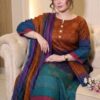 Maria B Orange Printed Lawn Collection Replica