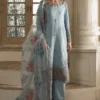 Emaan Adeel Sky Raw Silk collection Replica