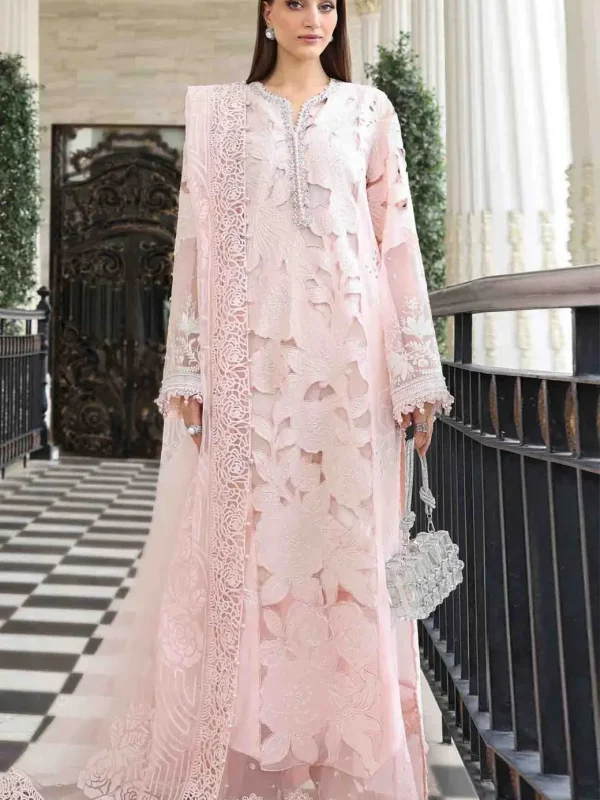 Maria B Pink Luxury Lawn Collection Replica