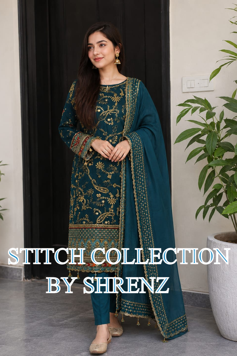 Shrenz 3 Piece Stitched Lawn Pret Collection
