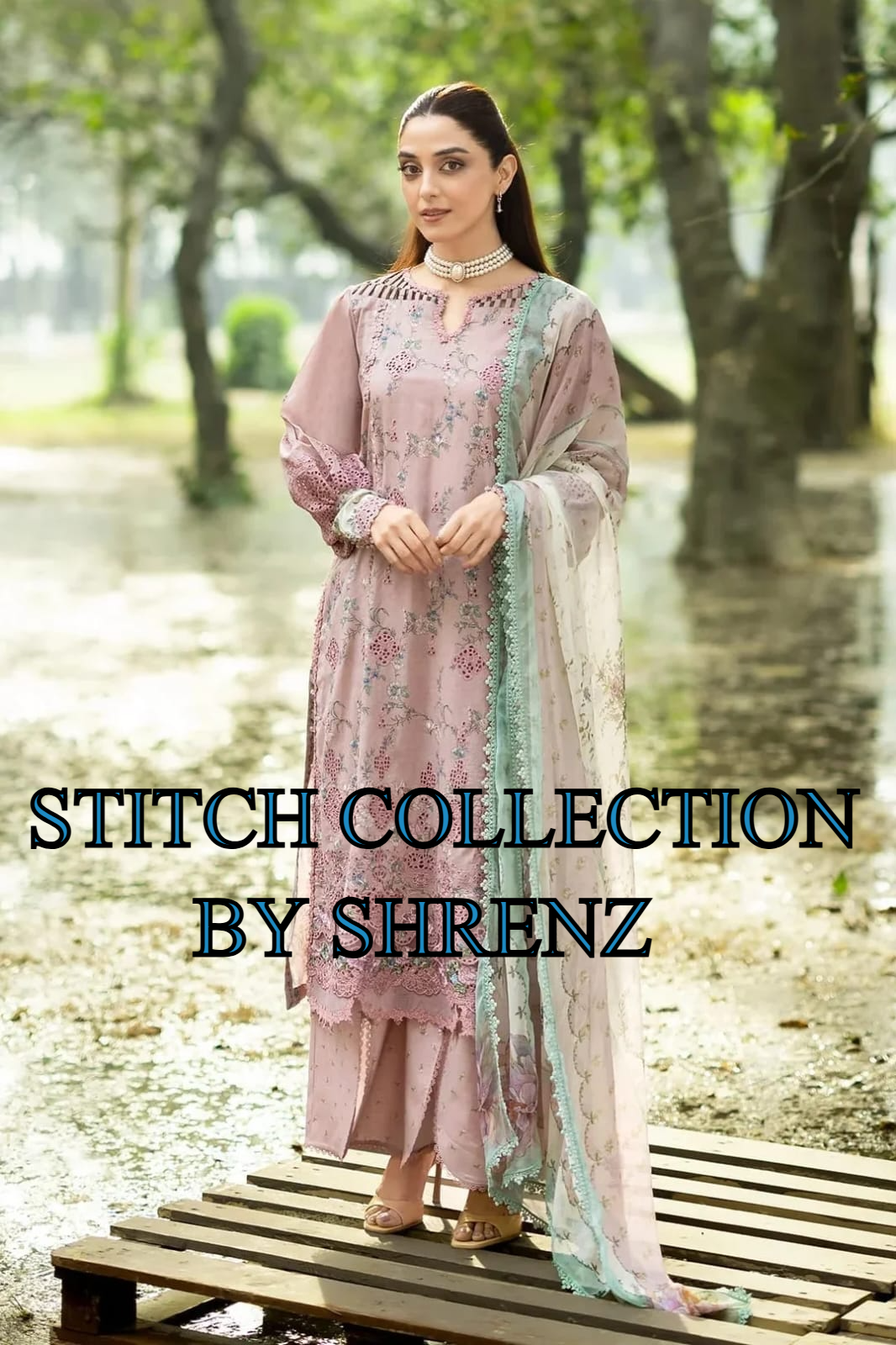 Shrenz 3 Piece Stitched Lawn Pret Collection