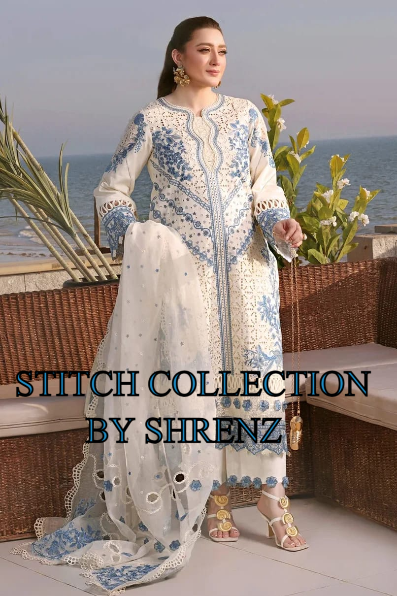 Shrenz 3 Piece Stitched Lawn Pret Collection