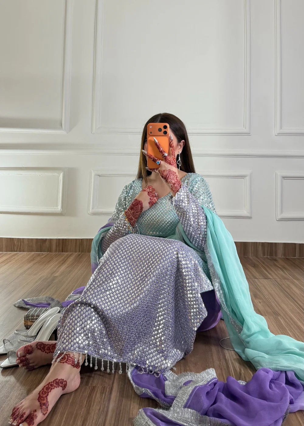 Shrenz Tie N Die Luxury Lawn Collection Replica - Image 3