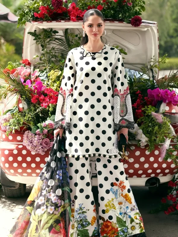 Maria B White Printed Lawn Collection Replica