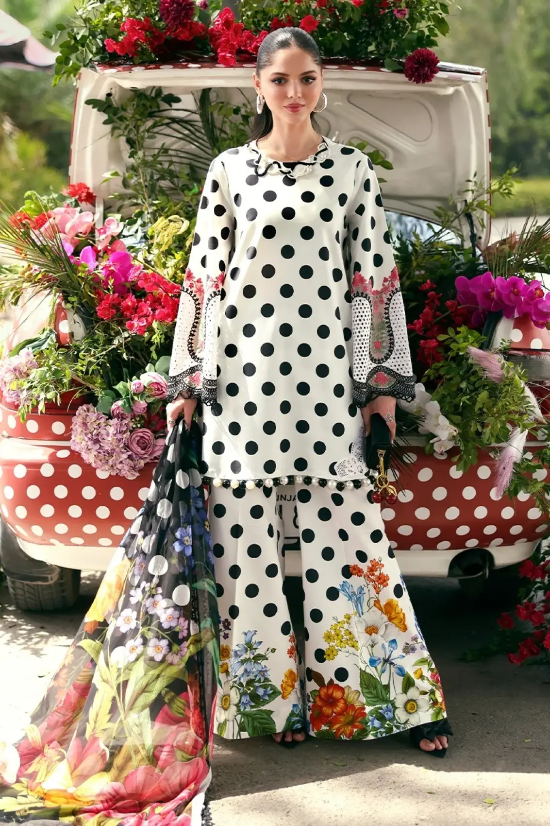 Maria B White Printed Lawn Collection Replica