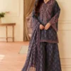Mohagni Blue Printed Lawn Collection Replica