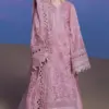 Nureh Pink Luxury Lawn Collection  Replica