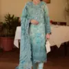 Nureh Tiedie Printed  Lawn Collection Replica