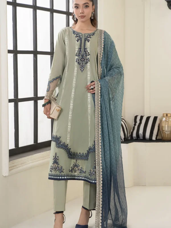 Maria B Pistachio Luxury Lawn Collection replica