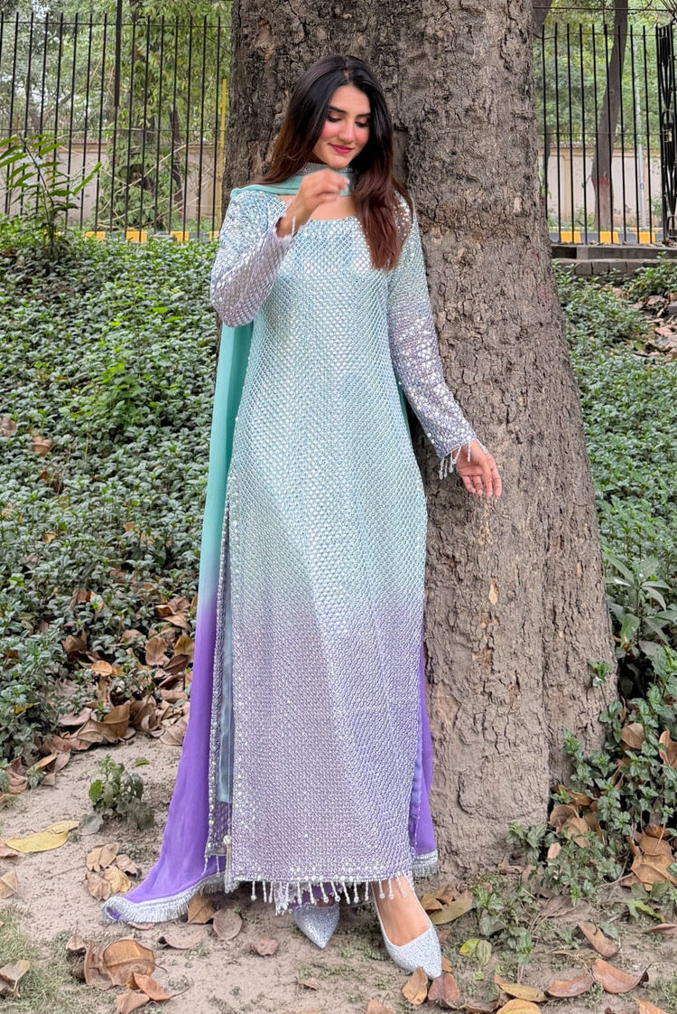 Shrenz Tie N Die Luxury Lawn Collection Replica