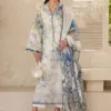 Baroque White Luxury Swiss Lawn Collection Replica