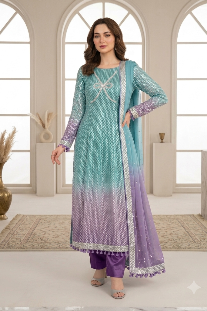 Shrenz Tie N Die Luxury Chiffon Collection Replica