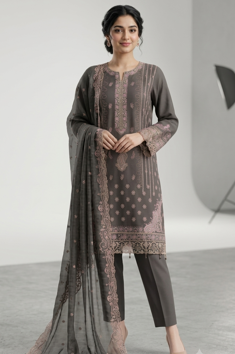 Shrenz Grey Luxury Banadora Collection Replica