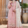 Qalamkar Pink Luxury Lawn Collection Replica