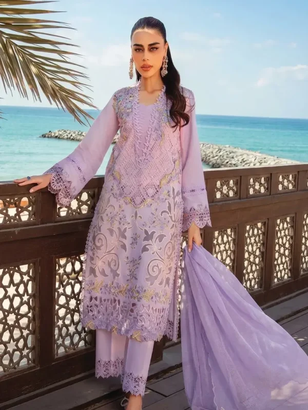 Rang Rasiya Purple Luxury Lawn Collection Replica