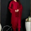 Shrenz 3 Piece Stitched Silk Pret Collection