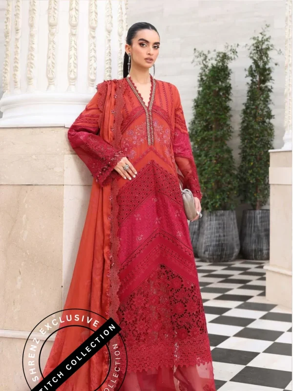 Shrenz 3 Piece Stitched Lawn Pret Collection