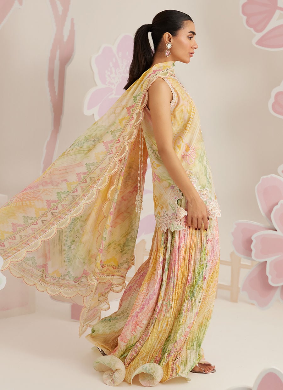 Alternative view of Farah Talib Aziz Multi Luxury Lawn Collection Replica
