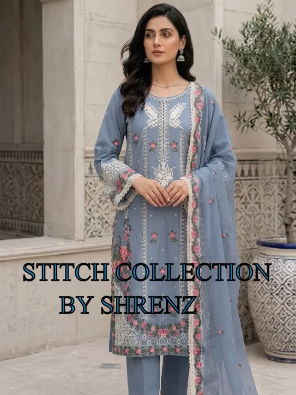 Shrenz 3 Piece Stitched Lawn Pret Collection