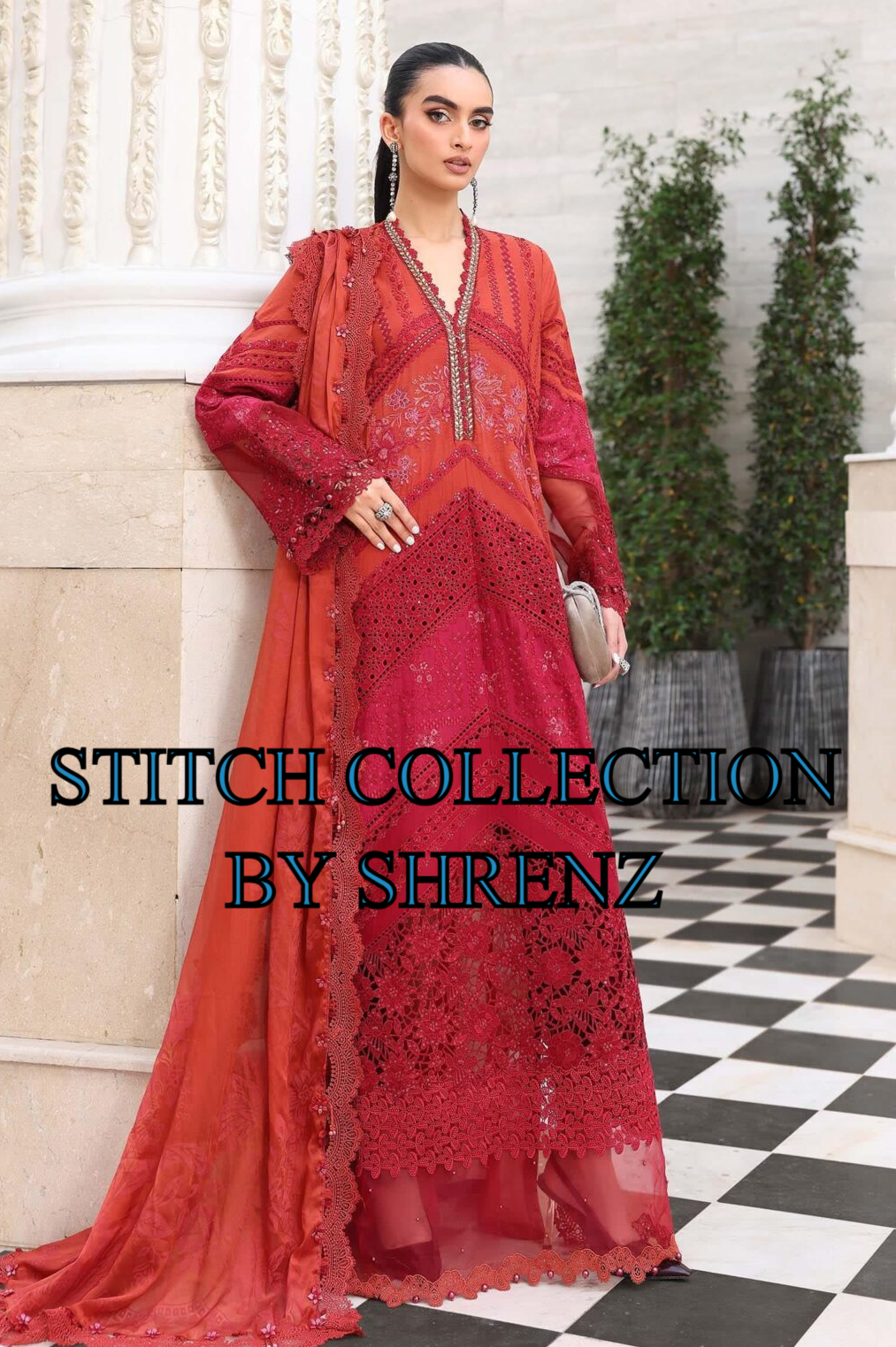 Shrenz 3 Piece Stitched Lawn Pret Collection